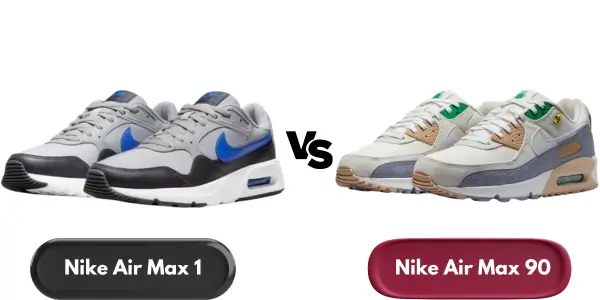 Nike Air Max 1 vs Air Max 90 - hero