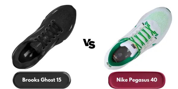 Nike Pegasus 40 vs Brooks Ghost 15
