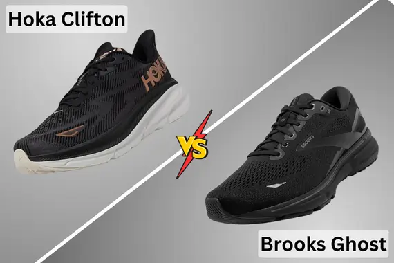 HOKA CLIFTON VS BROOKS GHOST: CLIFTON 9 AND GHOST 15 RUNNING SHOES