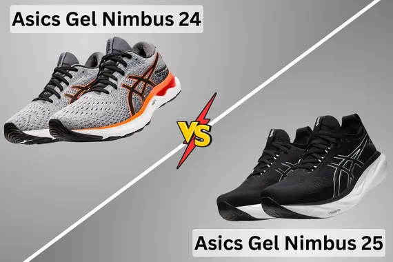 ASICS GEL NIMBUS 24 VS 25: RUNNING SHOE COMPARISON