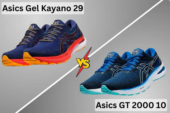 ASICS GEL KAYANO VS GT 2000 RUNNING SHOES MAIN DIFFERENCES
