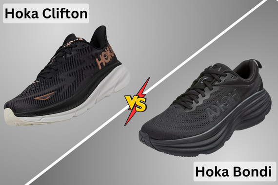 HOKA BONDI VS CLIFTON RUNNING SHOES COMPARISON