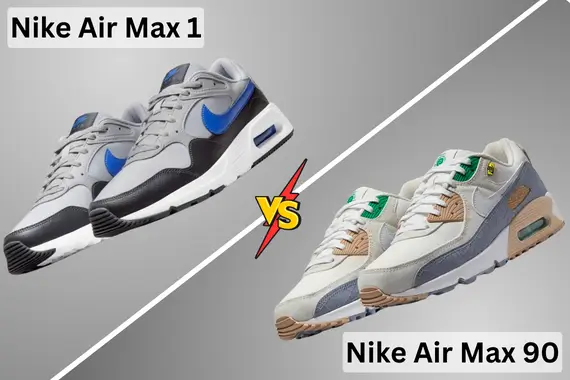 NIKE AIR MAX 1 VS AIR MAX 90 COMPARISON
